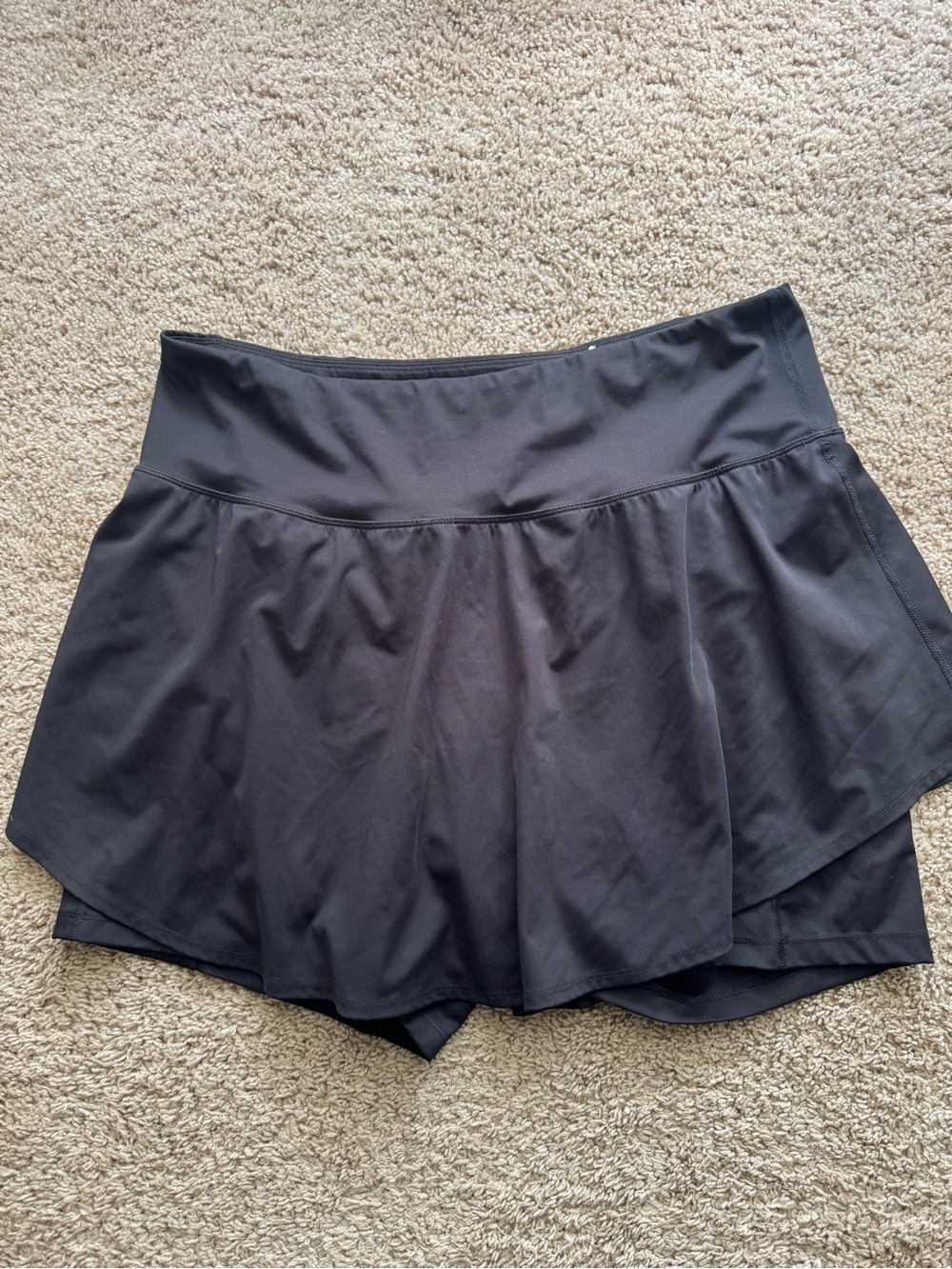 Old Navy Active Powersoft High-Rise Go-Dry Black Skort 2X